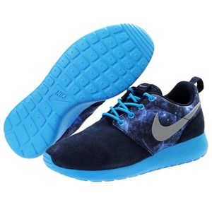 Roshe Run Navy Blue Silver Space 6.5 599728-402